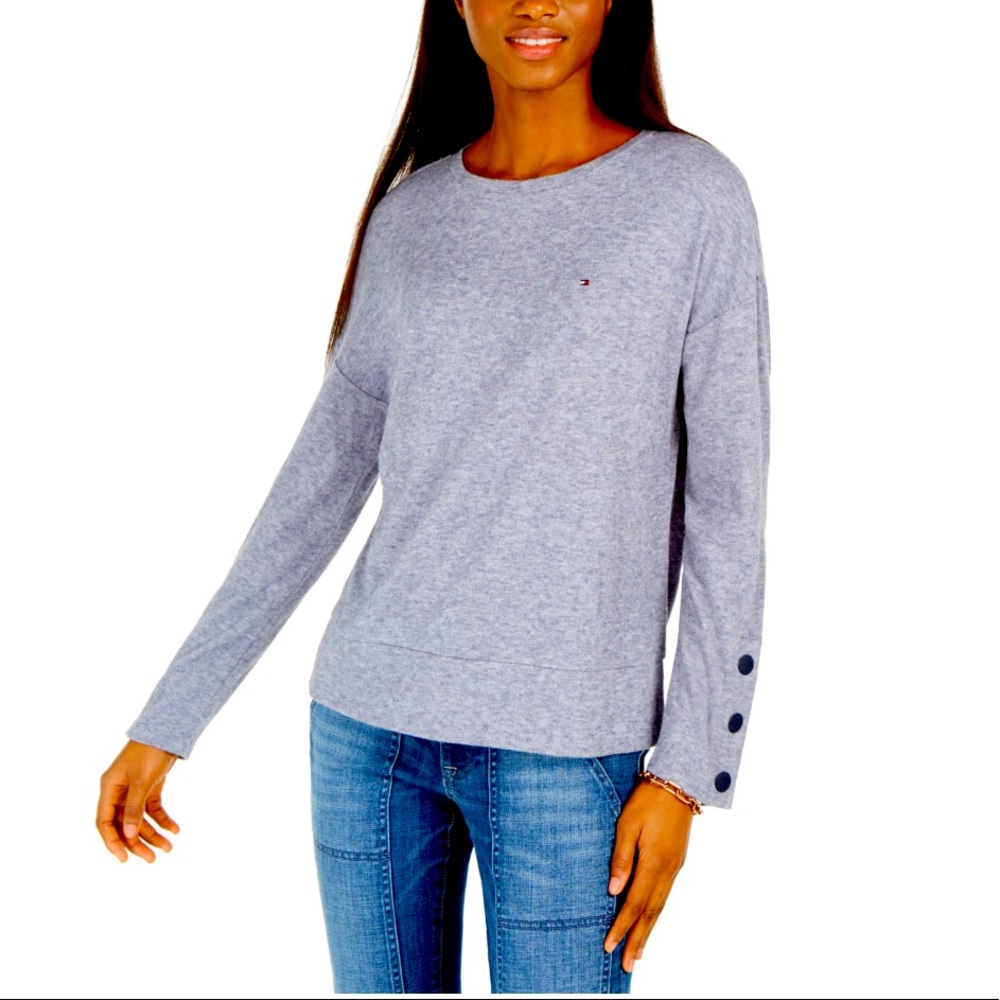 Tommy Hilfiger heritage blue sweater size S new